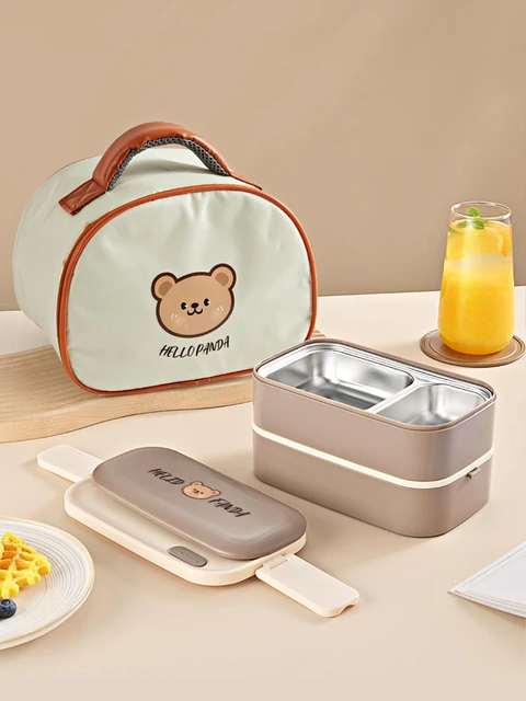 304 Stainless Steel Student Lunch Box  Stainless Steel Lunch Box Kids -  304 - Aliexpress