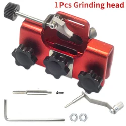 Portable Electric Chainsaw Sharpener for Woodworking and Grinding (Red and 1 Head)