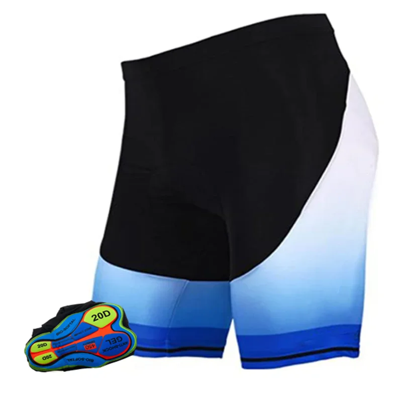Men's Black Cycling Shorts MTB Bike Bicycle 20D Padded Bib Short MTB Shorts Elastic Bicycle Pants