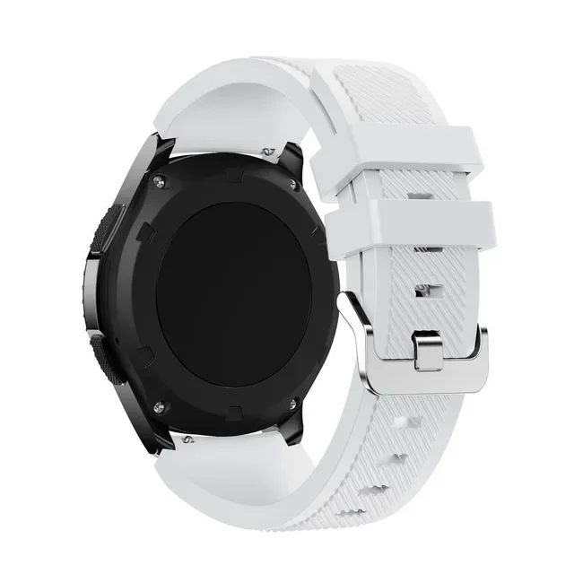 Premium Silicone Smartwatch Band – 20mm/22mm Adjustable Strap