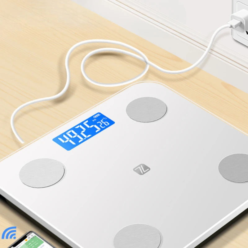 Body Fat Scale Household Electronic Scale Health Monitoring Device Accurate Body With Bluetooth Connectivity