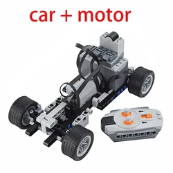 Advanced Motor Components Building Set with Power Function Enhancement (Car and motor)