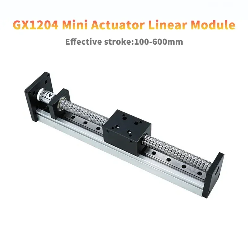 GX1204 Mini Actuator Linear โมดูลเวที MGN12 Rail Fit Nema 17 23 57mm Stepper Motor สําหรับ CNC 3D เครื่องพิมพ์แกน Z 1
