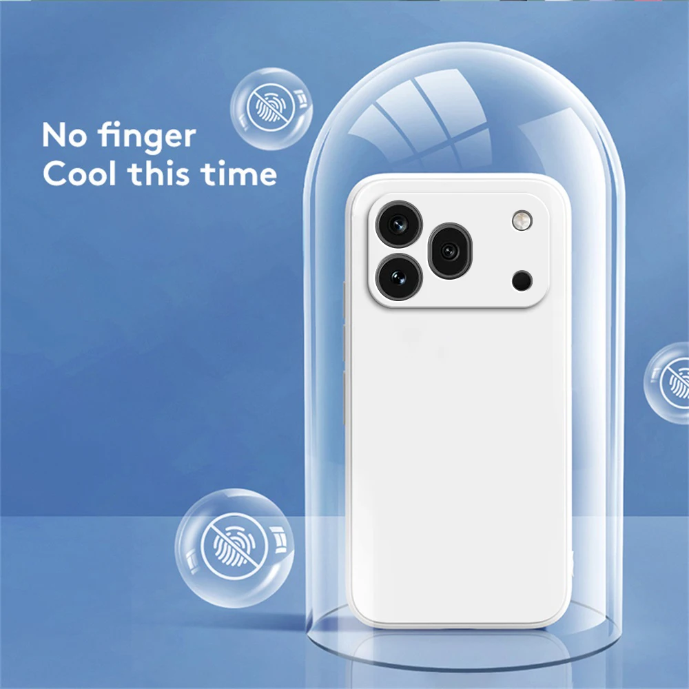 Enhanced Silicone Phone Case with Lens Protection - Durable Square Design, Soft Liquid Silicone Back Cover, Classic Style
