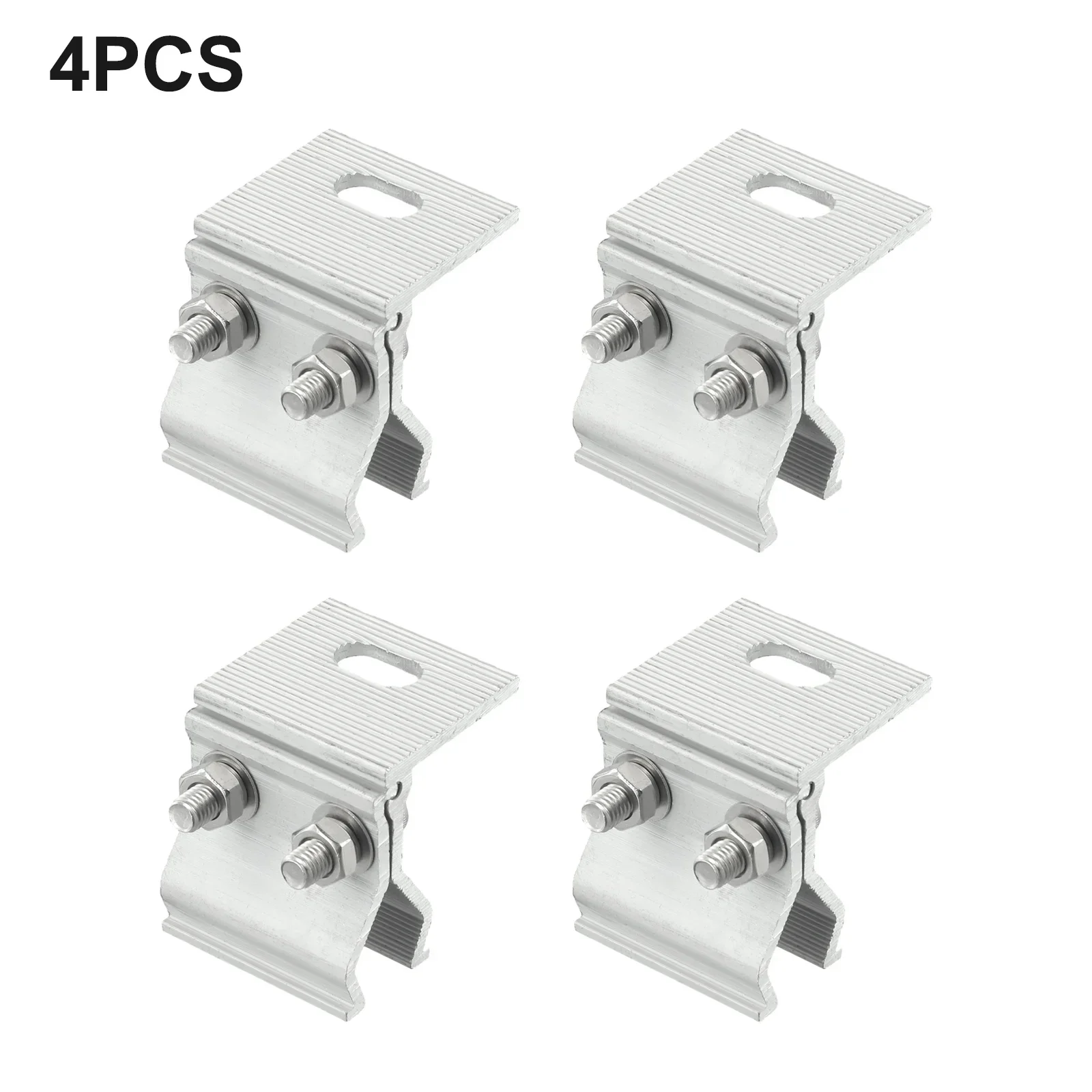 Solar Panel Mount Accessories Mounting Bracket Solar Panel Stainless Steel 4pcs Anodizing Mounting Bracket Sliver And Boat Clear Mill Finish