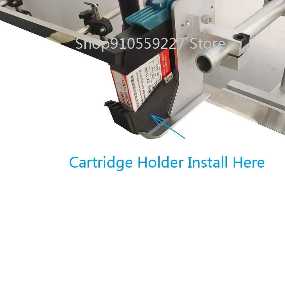suporte de cartucho de tinta de secagem rápida para impressora automática do leito data de expiração contínua tij máquina de impressão codificação do lote