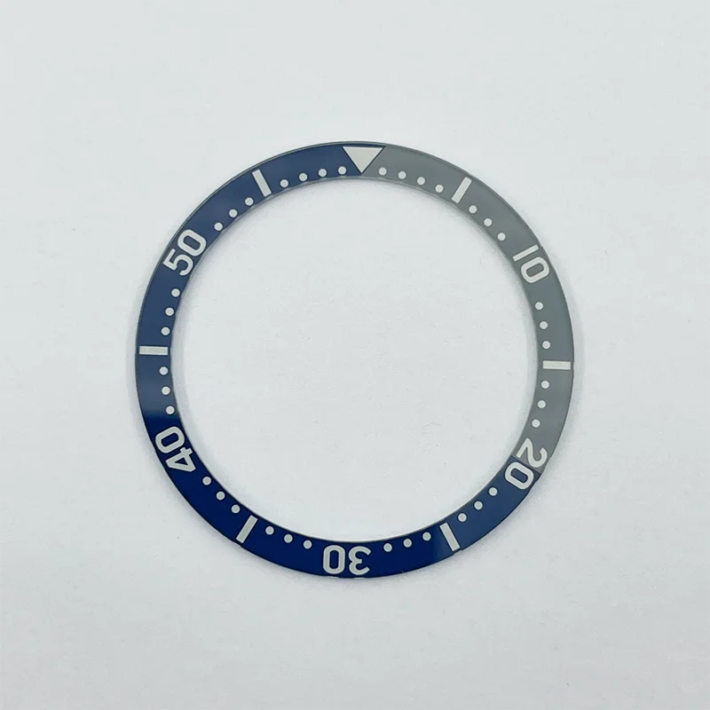 Watch Parts 38mm Full Luminous SKX007 Glass Watch Bezel Insert