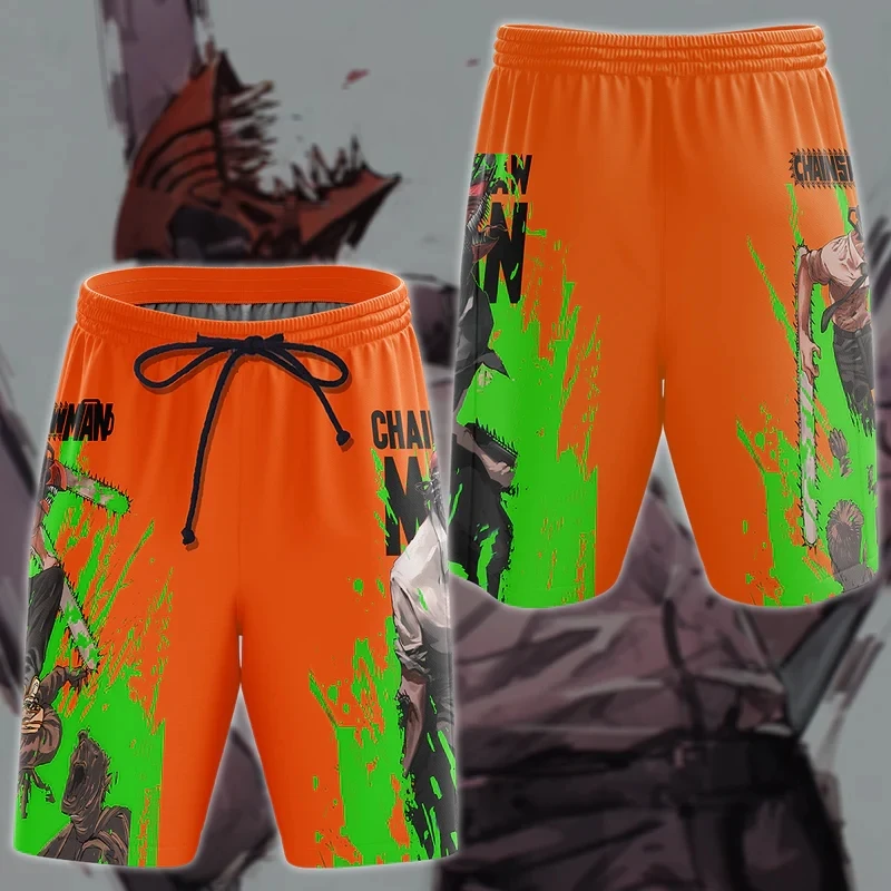 

Chainsaw Man Anime 3D Printed Shorts Pants For Men Chilren Clothes Surfing Board Short Swim Trunks Sportwear Briefs Boy Casual