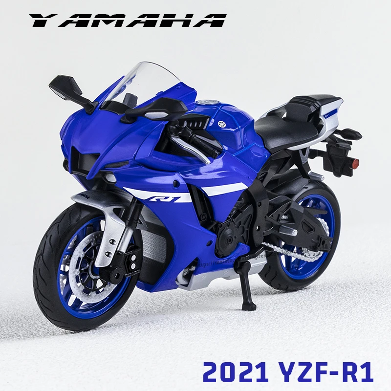 Maisto 1:12 2021 Yamaha YZF-R1 motorcycle replicas with authentic