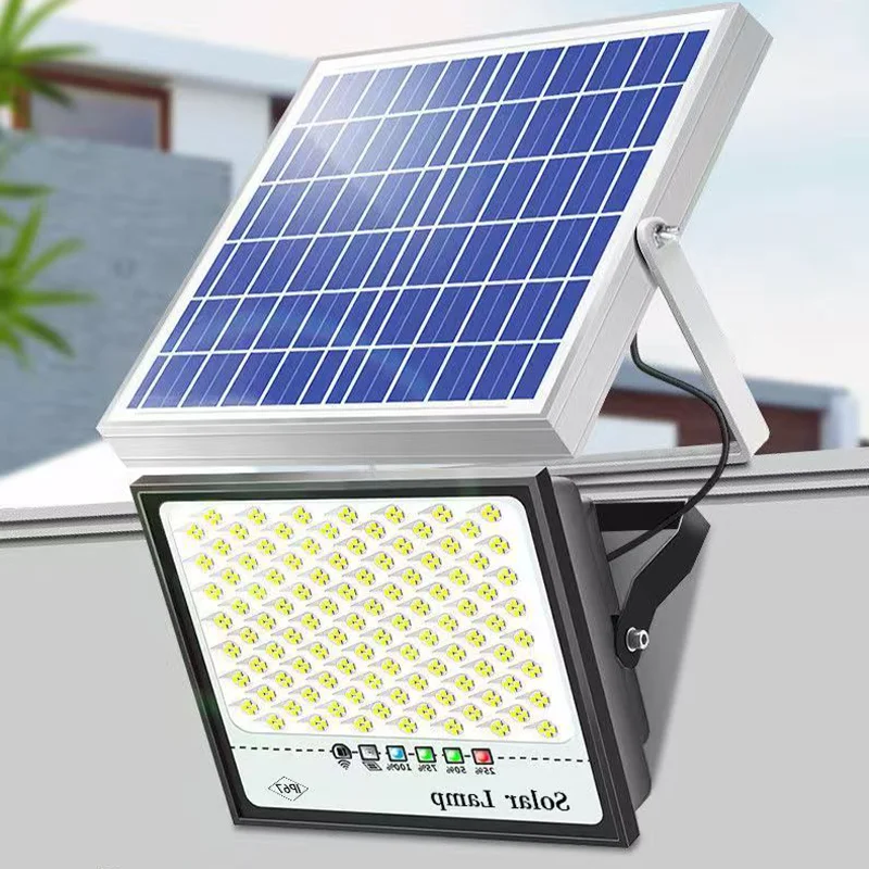루이센주오 초강력 태양광 램프, 태양광 투광등, 정원/집/주차장/벽/마당/도로용 야외 태양광 가로등