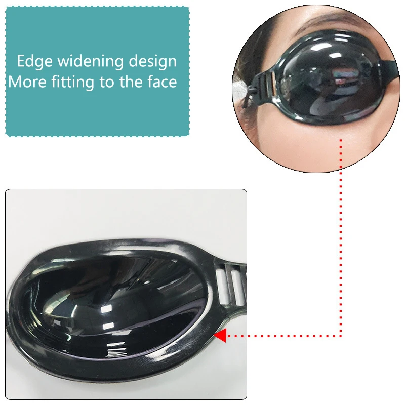 Light Blocking Soft Silcone Eye Mask Beauty Devices Protective Eyepatch Laser Light Eye Shields Safety Goggles Sunbathing 4