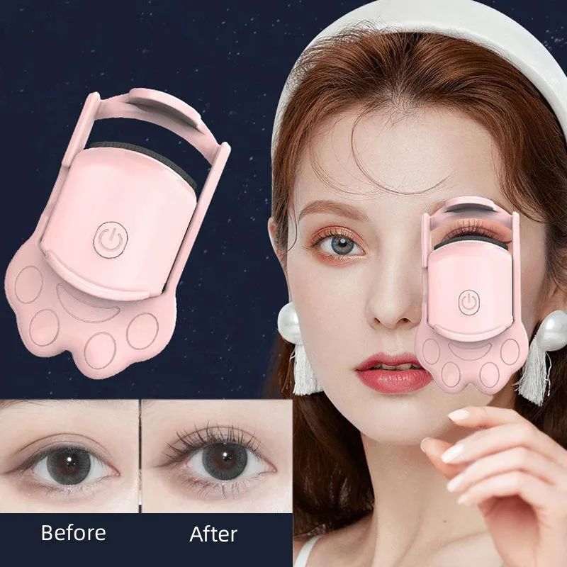 1pcs Electric Heated Eyelash Curler Long Lasting Eyelashes Curls USB