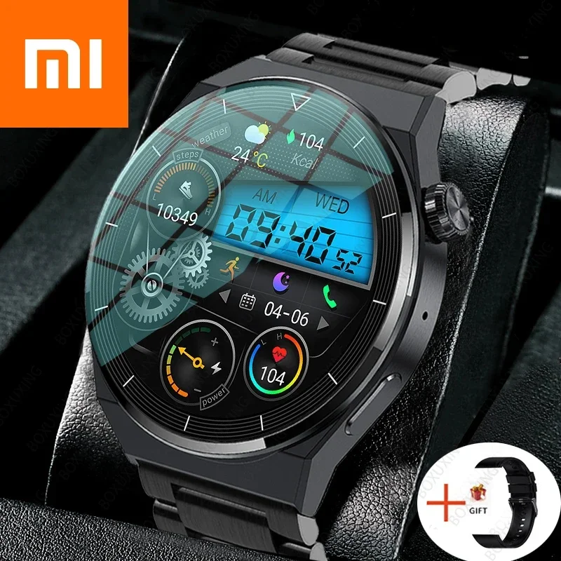 

Xiaomi NFC Smart Watch Men GT3 Pro AMOLED 390*390 HD Screen Heart Rate Bluetooth Call IP68 Waterproof SmartWatch For Huawei