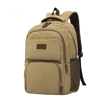 Zaino da uomo alla moda Zaino da donna in tela casual di fascia alta Zaino per laptop di grande capacità Zaino semplice e resistente