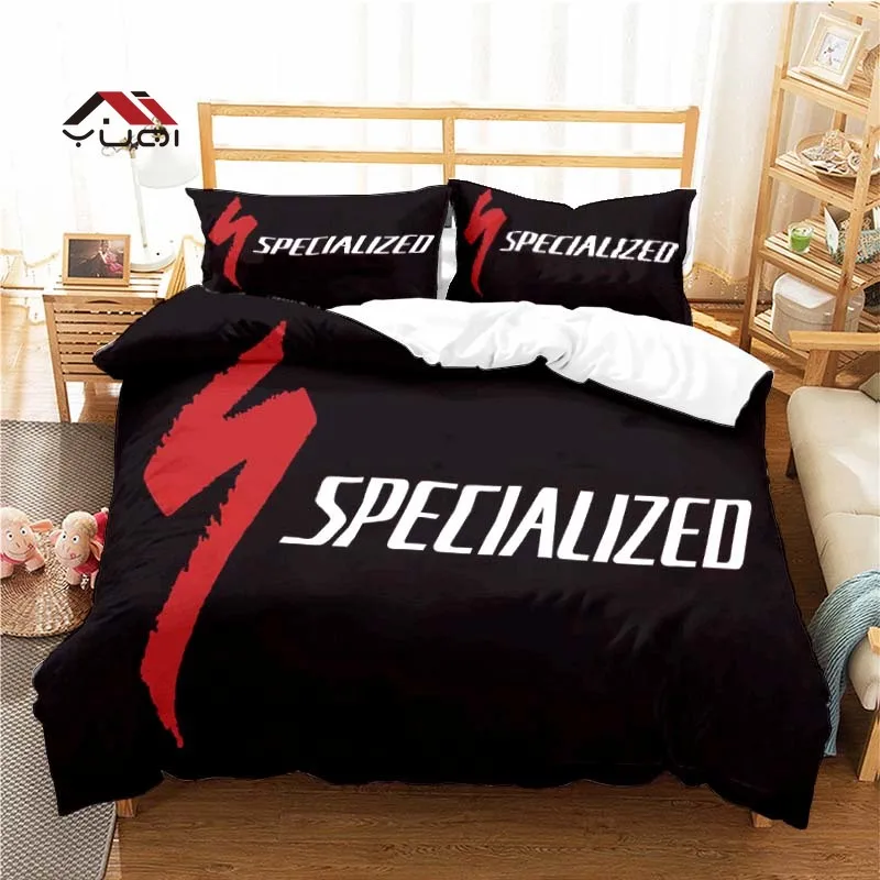 

Bicycle Logo Pattern Duvet Cover Set Bedding for Adult Kids Bed Set Comforter Cover Bedding Set 10 Sizes