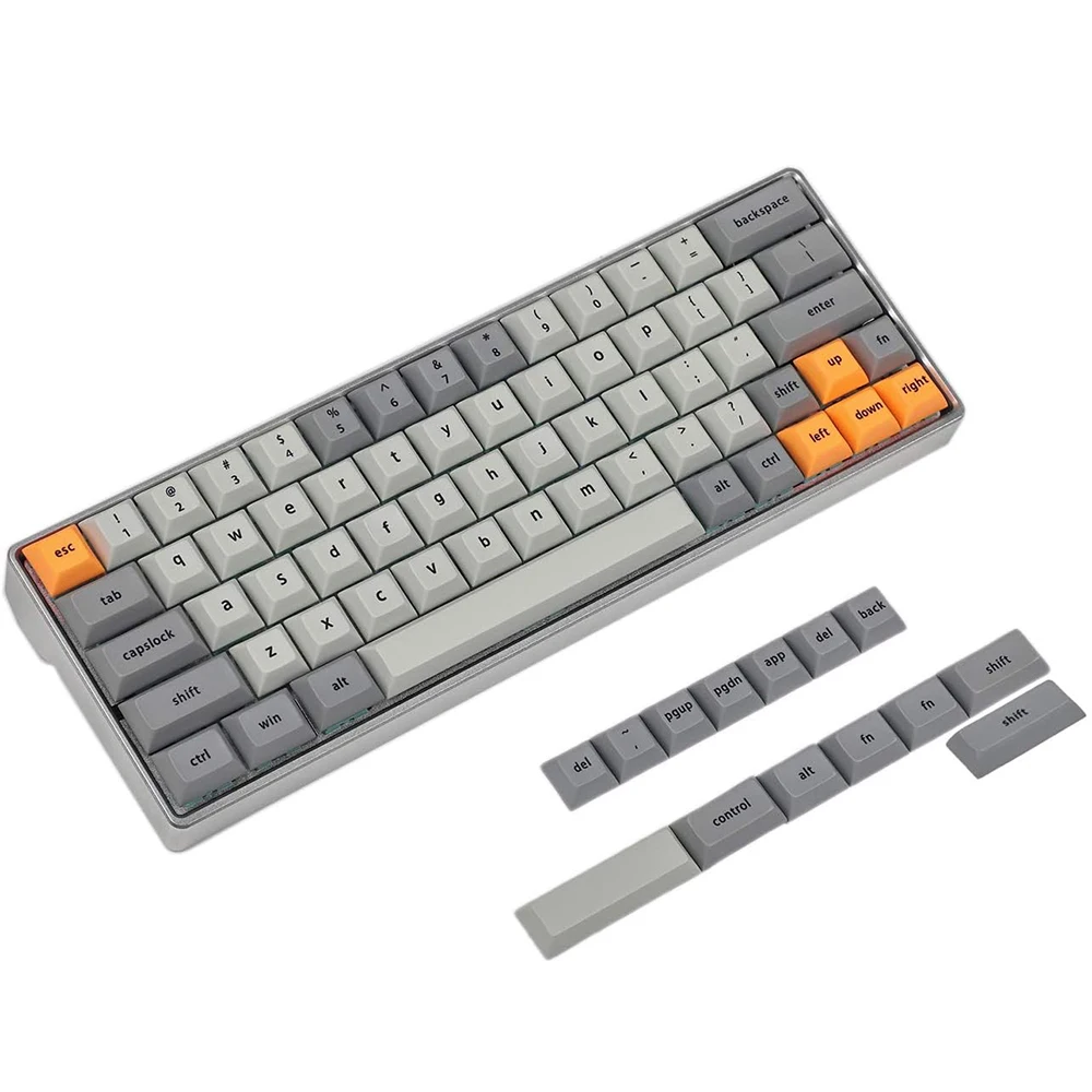 Ymdk-dsa Keycaps Grupo Keycap Dye Sub Pbt Grosso Caps para Cherry mx Switches Minila Tada68 Gk64 Teclado Mecânico 64 68 65