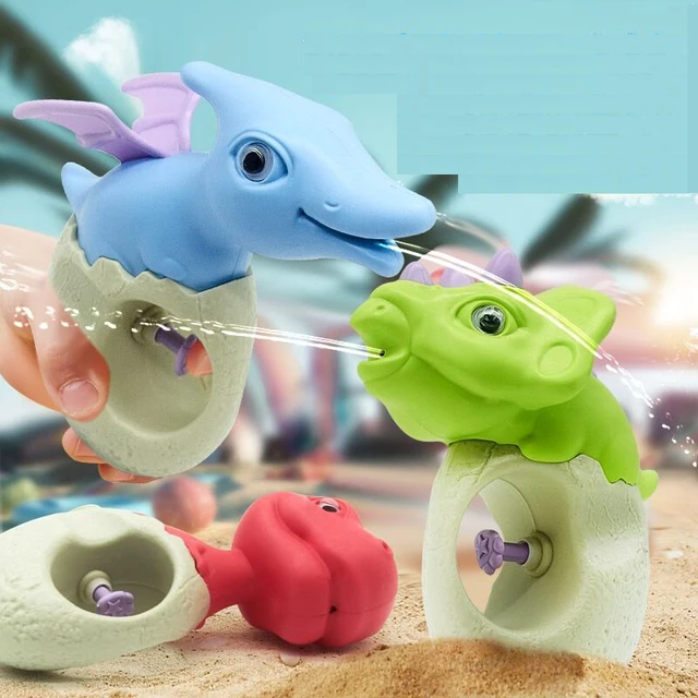 Baby Dinosaur Water Gun Toys For Kids Summer Beach Squirt Blaster Pistol Spray Bath Swim Game Toy For Children Shower Tool 1