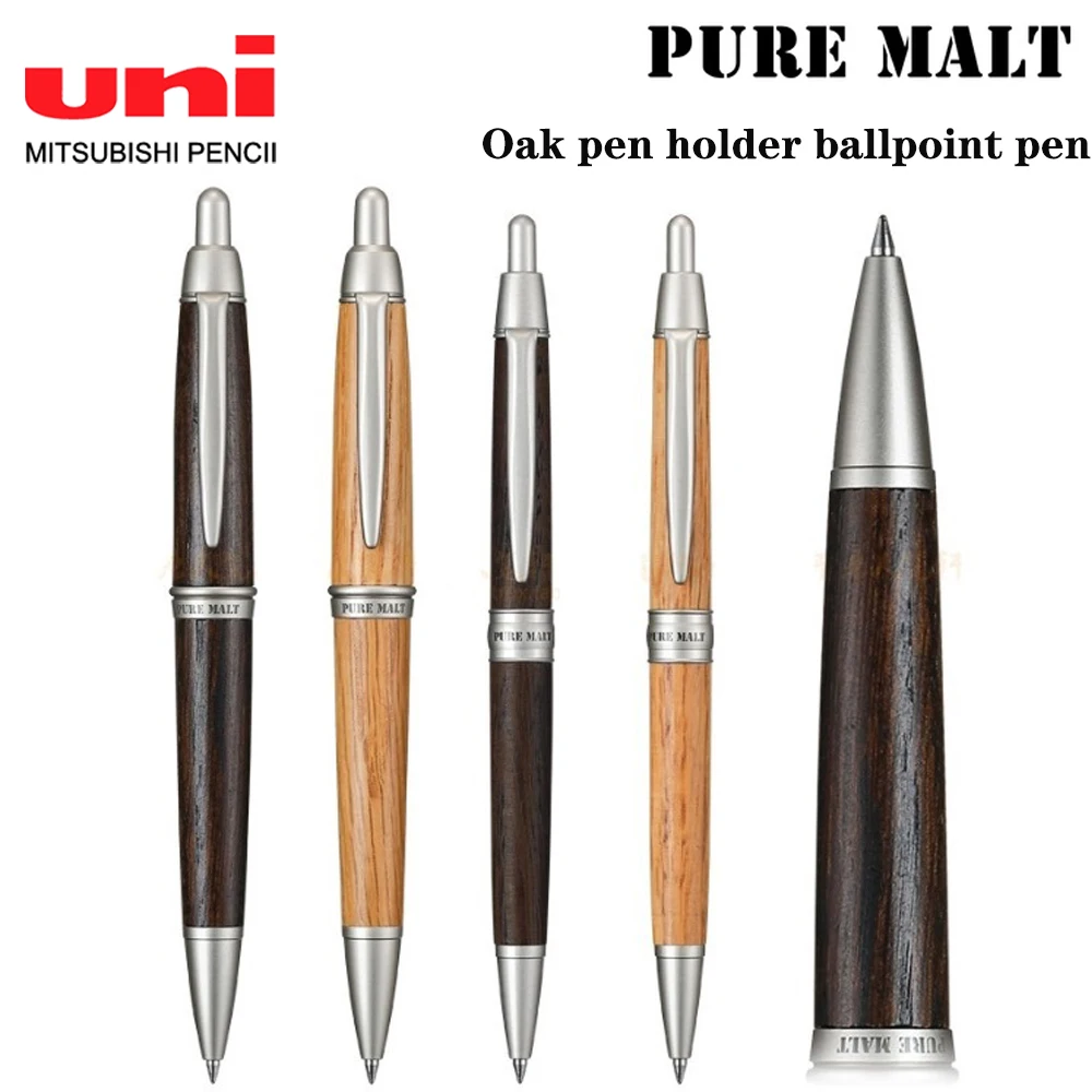 일본 Uni PURE MALT 롤러 볼 펜, 블랙 리필 오크 볼펜, 사무용품, 한국 문구, SS-1015 SS-1025, 0.7mm