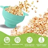 Silicone Microwave Popcorn Bowl Foldable Popcorn Maker Bucket Bowl With Lid Folding Popcorn Kitchen Baking Tool 6