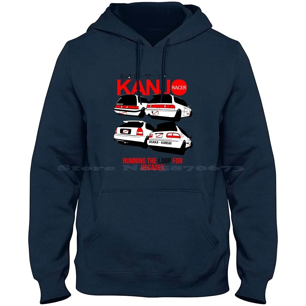 

Толстовка Kanjo из 100% хлопка, толстовка Kanjo Civic с рисунком автомобиля
