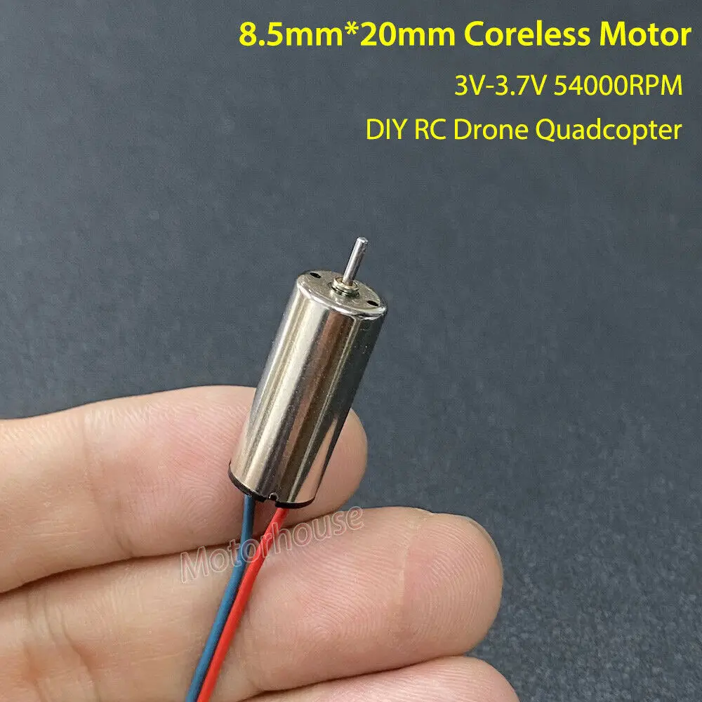 RC Drone Quadcopter Engine Mini 8520 8.5mm*20mm Coreless Motor DC 3.7V ...