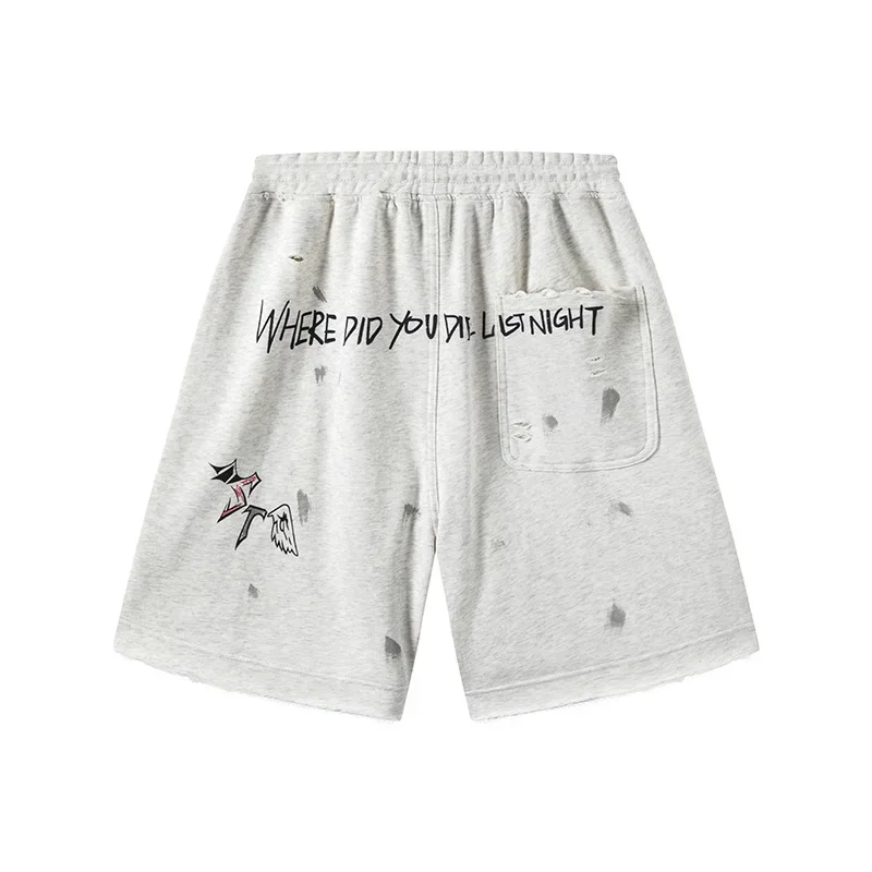 New SAINT LOUIS Casual Sports Shorts Men's and Women's Spring/Summer Drawstring Pants