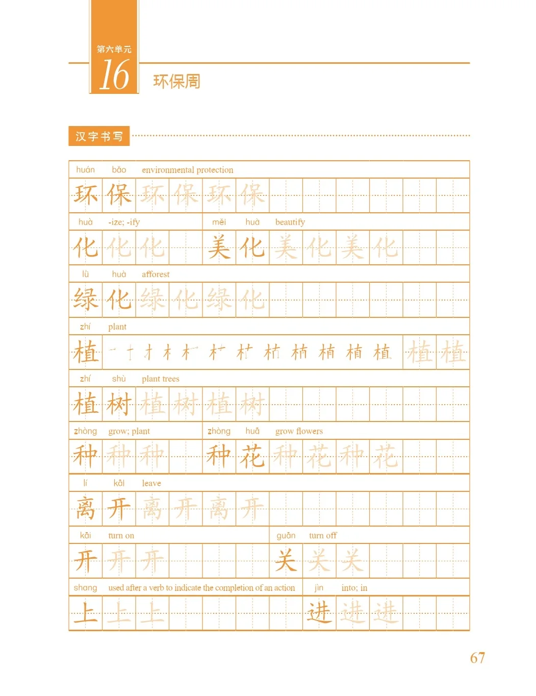 Übungsbuch für chinesische Kalligraphie und Schreibkunst zum Erlernen chinesischer Schriftzeichen. Einfache Schritte zum Chinesischlernen (2. Auflage) – Detail 23