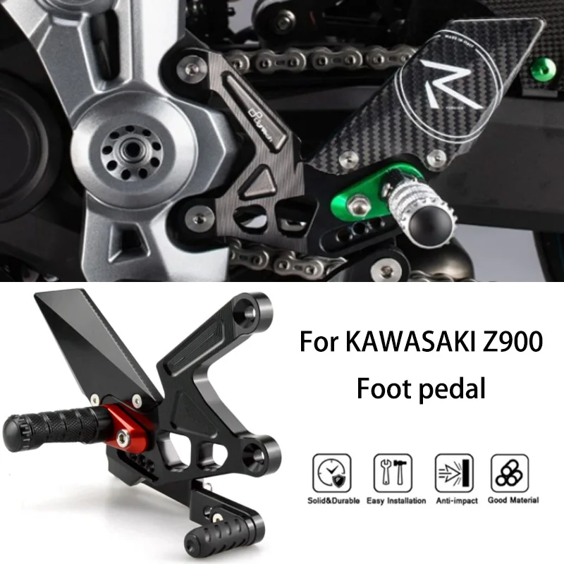 MTKRACINGForKAWASAKIZ90020172020RearSetsHeightenPedal