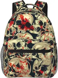 Skulls Lightweight Backpack for College, Travel, and Casual Use (1)
