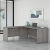 Studio C 72W x 30D L Shaped Desk with 42W Return in Platinum Gray 1