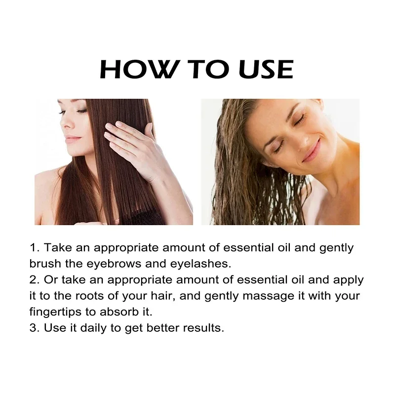 Olio di ricino nero organico per la crescita dei capelli del cuoio capelluto Denso Rafforzamento dei capelli Prevenzione della caduta dei capelli Riparazione Liquido nutriente - immagine 4