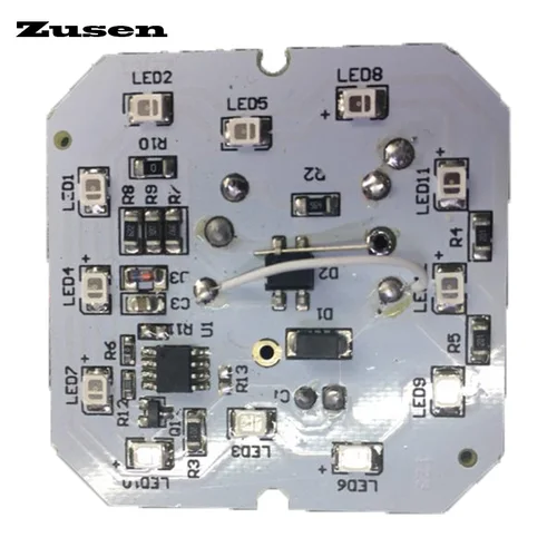Zusen TB35-Y 12v 24v 110v 220v 노란색 보안 알람 스트로브 신호 경고등, LED 램프 작은 깜박이 라이트 3