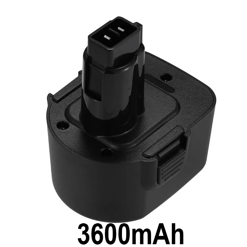 1Pack 3600mAh Ni-Mh Replacement for Black and Decker 12V Battery Compatible  with Black and Decker 12 Volt Battery HPB12 FS120BX FSB12 FS120B A1712 A12