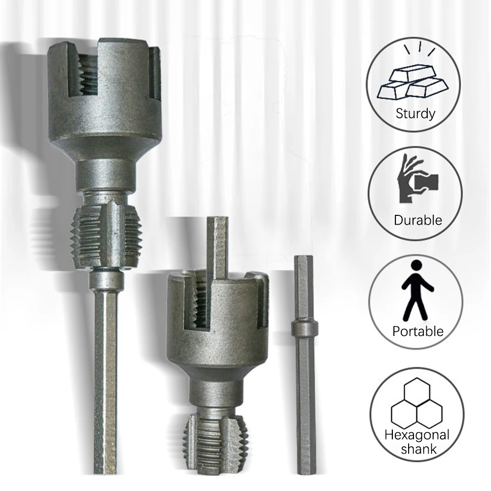 PPR Water Pipe Internal Thread Opener 1/2 3/4 inch For PVC Plastic Pipe Thread Tap Hand Electric Drills Hand Tools