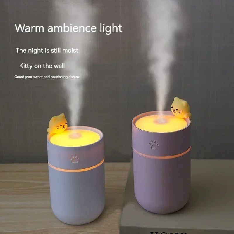 Atomizer air purifier large fog volume aromatherapy machine small gift New cute pet cat humidifier USB home mini small 600m3 waterless essential oil aroma air diffuser hvac scent fragrance machine 150ml aromatherapy atomizer for hotel office