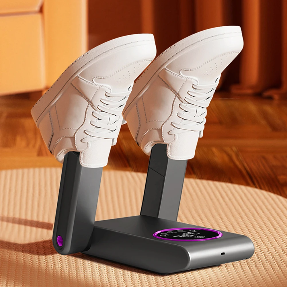 Hot Foldable Shoe Dryer Smart Drying Dehumidifier Timing Folding Shoe Dryer Heater Smart Boot Warmer for Home Outdoor Travel 2