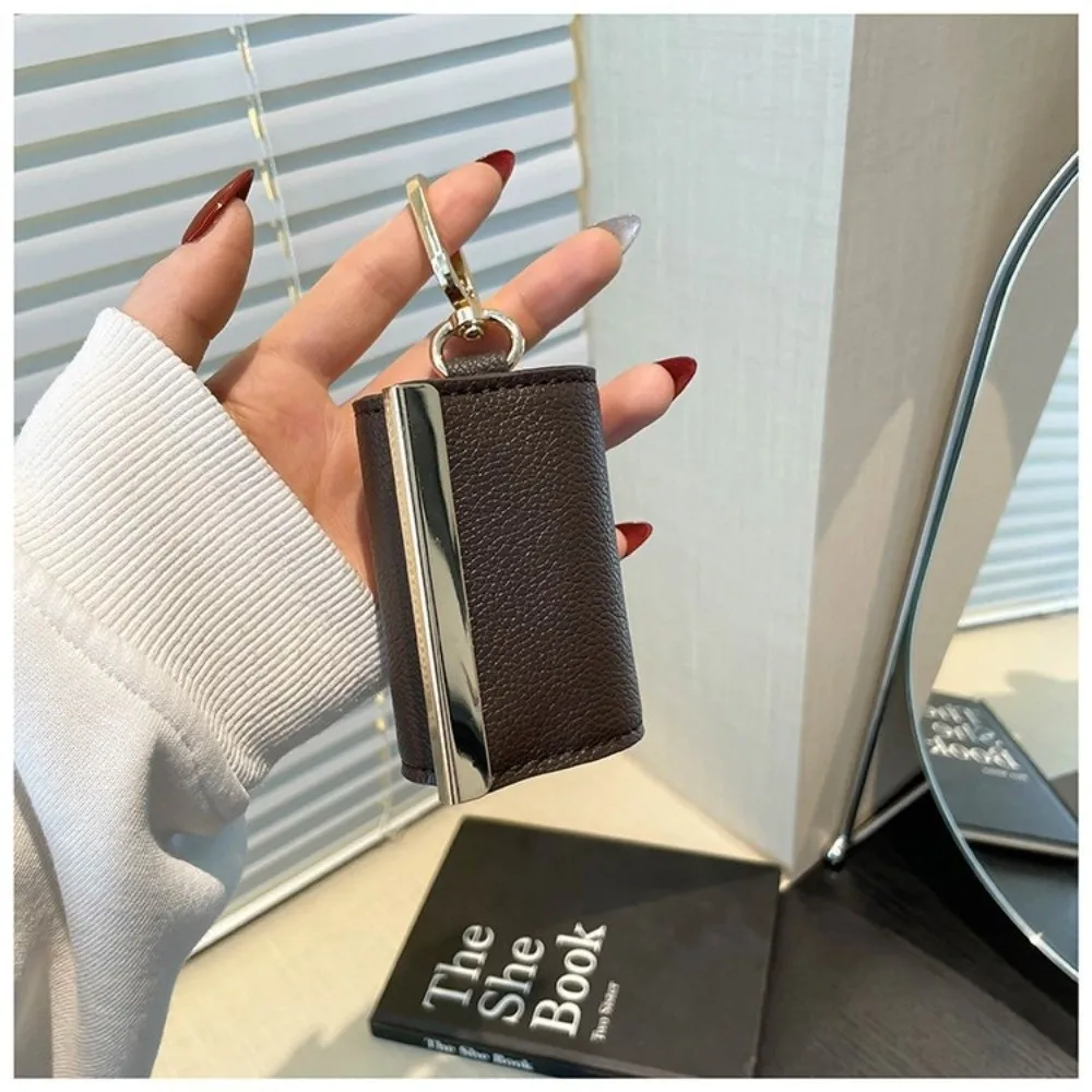 New Mini Keychain Tote Bag with Key Ring Expandable Shopping Bag Large Capacity Reusable Handbag Daily & Accessory