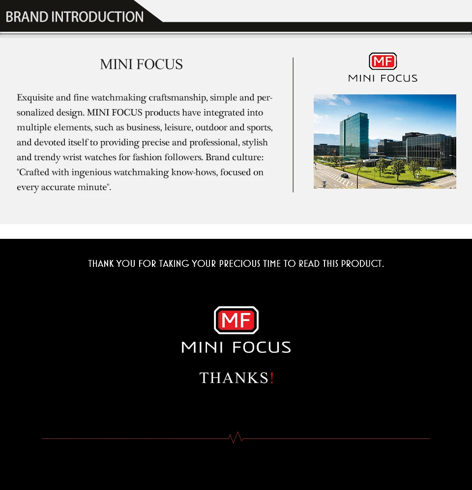 Montre à quartz MINI FOCUS pour homme étanche_voghion.com