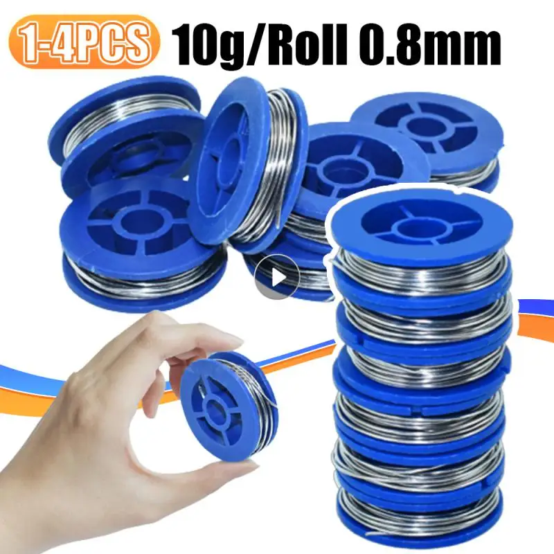 

0.8mm Tin Solder Wire Rosin Core Tin Rolled Solder Wire Soldering Welding Flux Iron Wire Reel Low Temperature Welding Irons Set