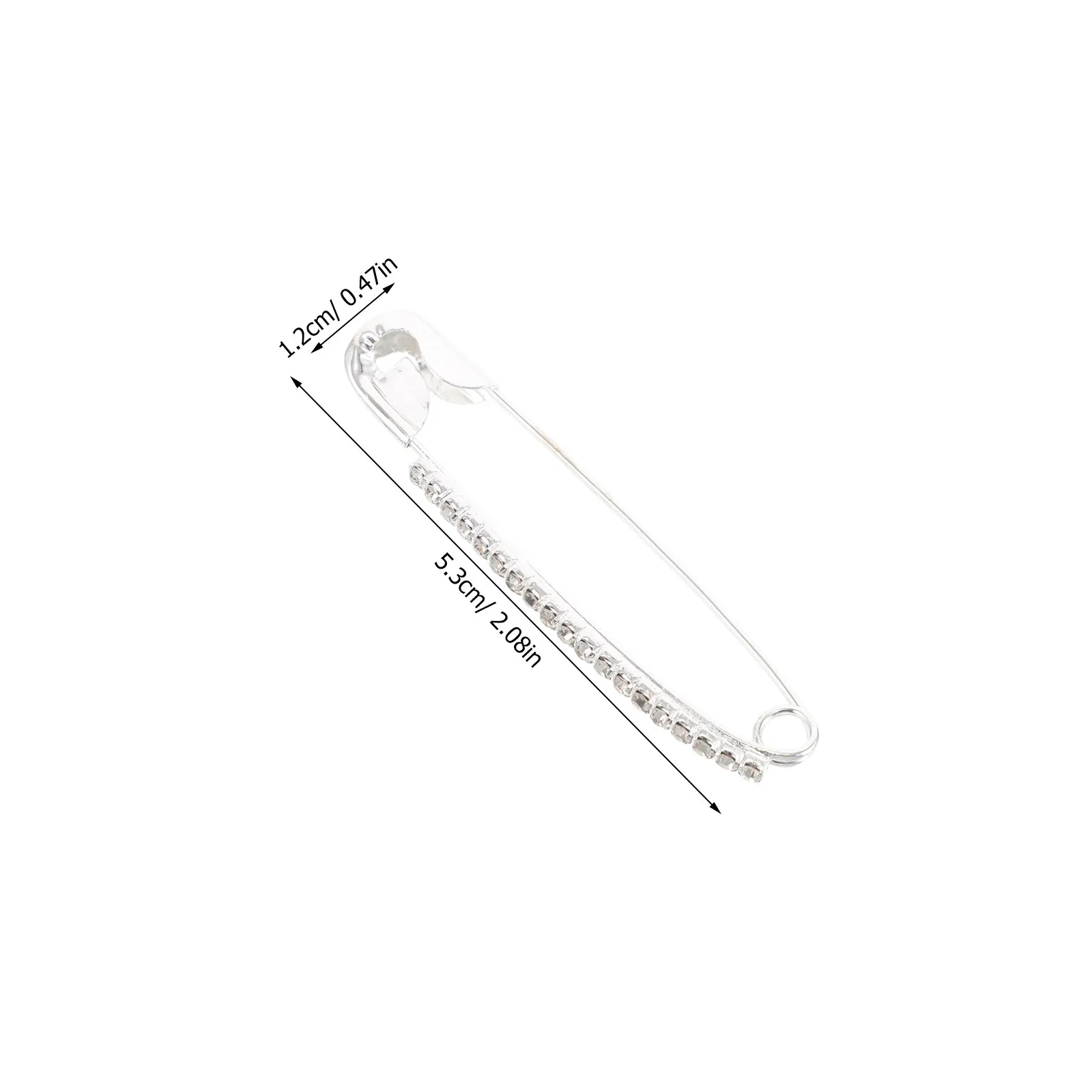 10Pcs 허리 조임기 장식 브로치 핀 라인스톤 안전핀 조절 가능한 드레스 바지 스커트 클립 우아한 의류
