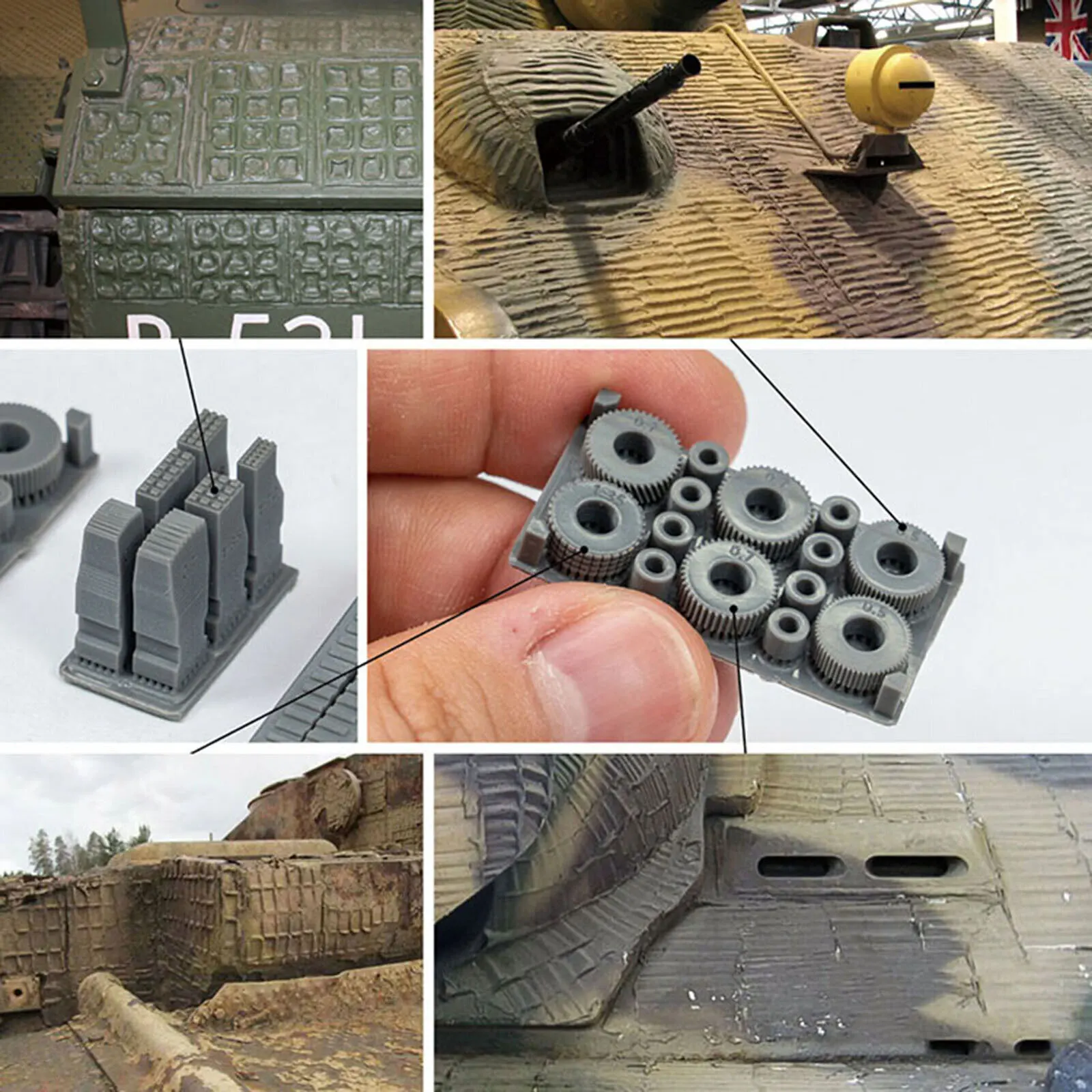 Anti-magnetic Tool For Zimmerit Coat 1:35 1:48 1:72 War Chariot Model DIY Modeling tools for hobby