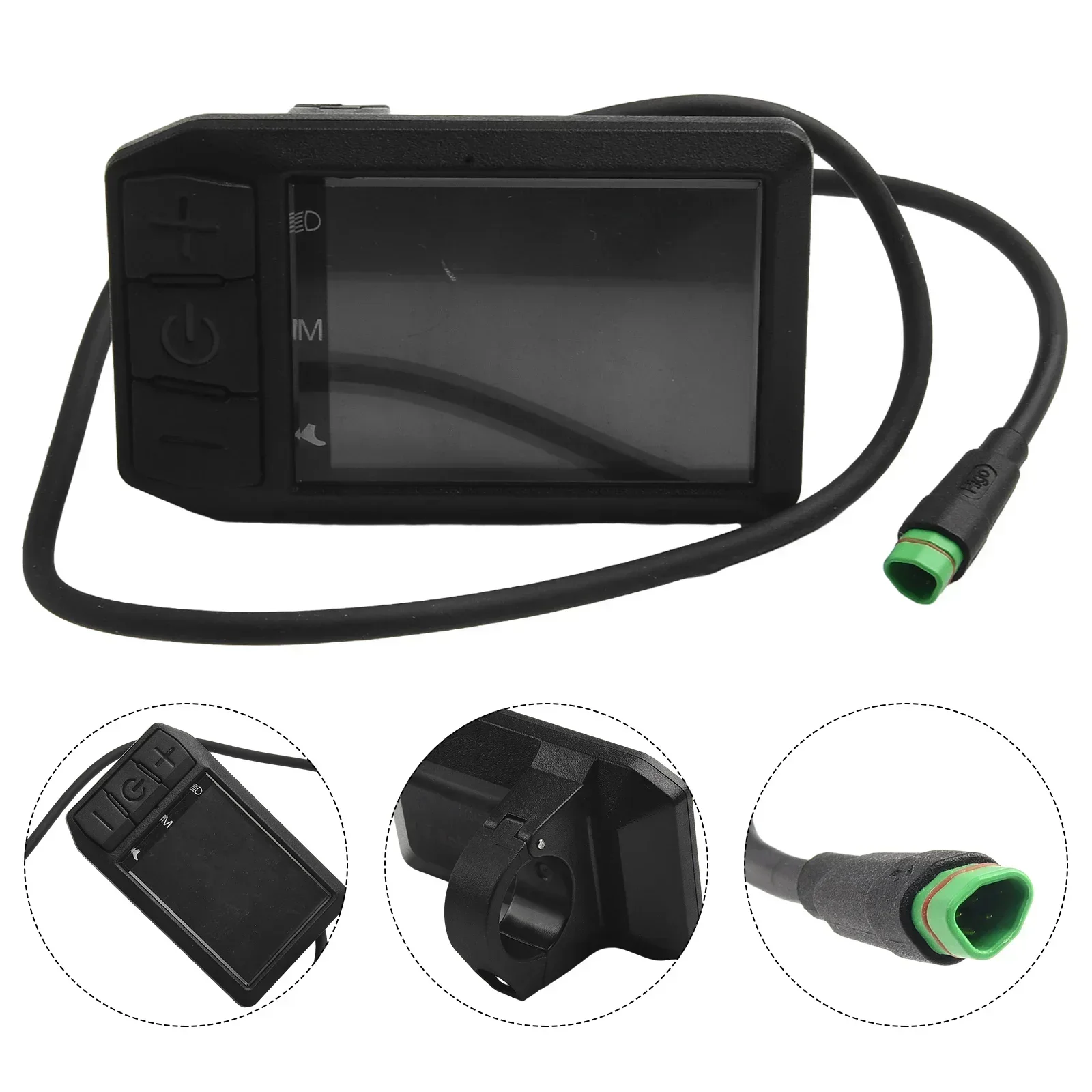 Motor Speed Wheel LCD Display Portable Full Color 5 Pin Diameter CAN Protocol Electric Bike For Bafang 600C For M510 M500