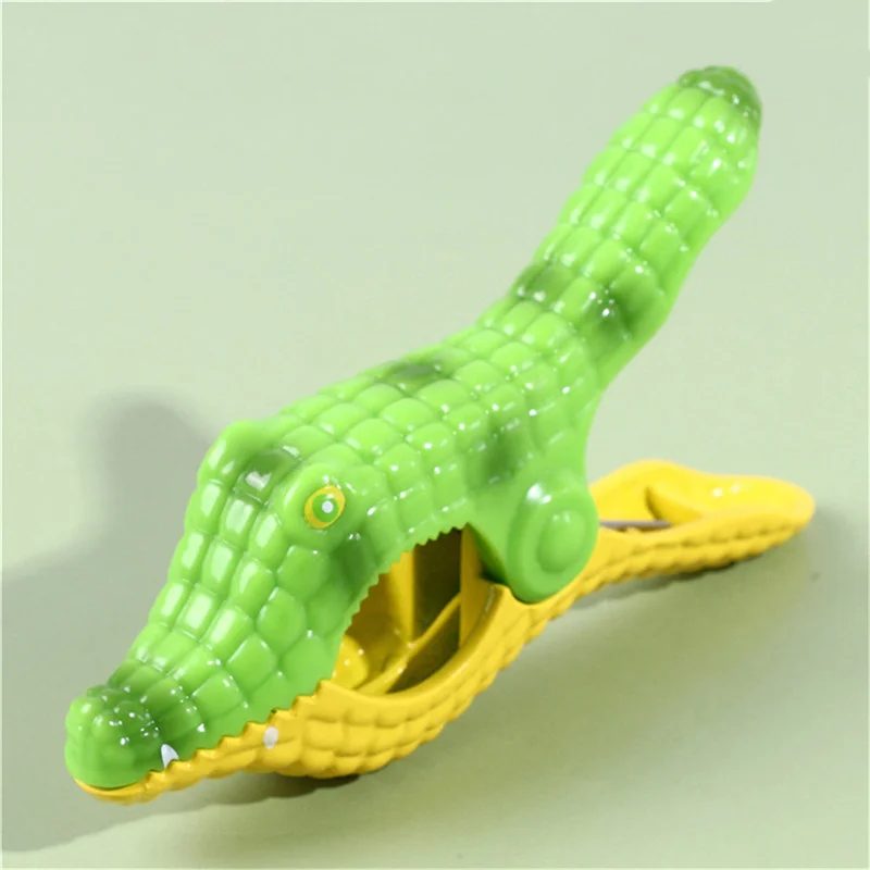 100 Stück Kunststoff-Alligator-Clips – Durchsichtige Mini-Wäscheklammern Mit Zähnen, Für Kleidung & Wäsche