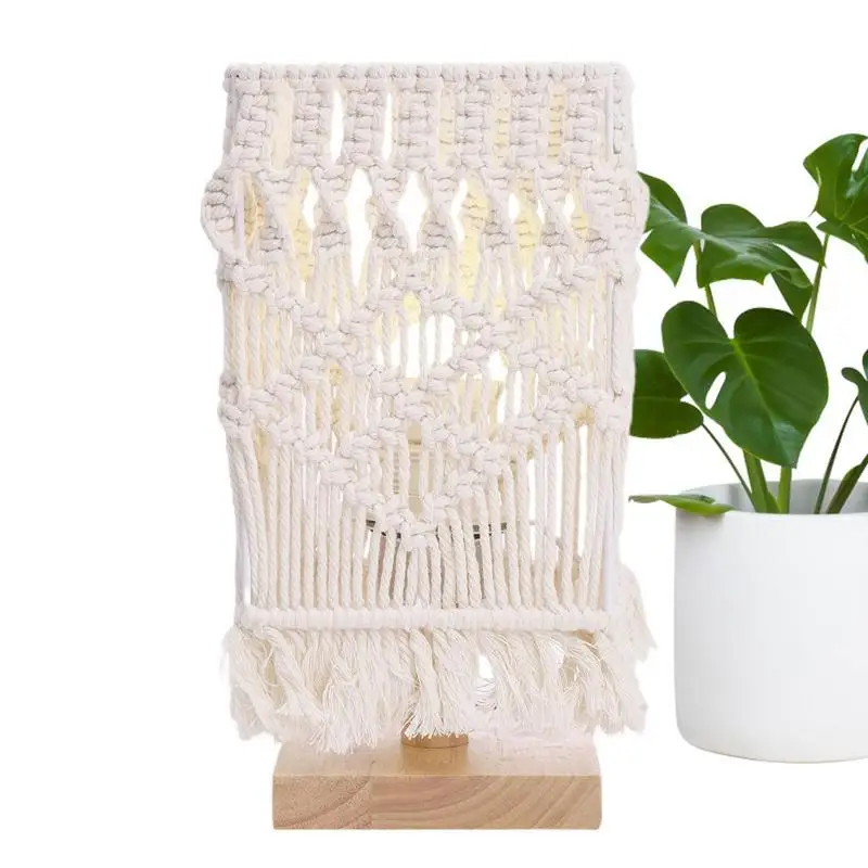 

Boho Desk Lamp Handmade Boho Lamp With Macrame Boho Nightstand Lamp Bedside Table Lamp Modern Unique And Stylish Boho Lamp For