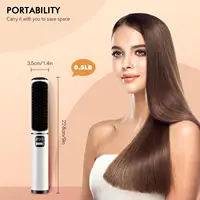 Peigne électrique chaud multifonction sans fil, peigne à lisser les cheveux, Ion négatif, outil de coiffure Anti-chaleur, brosse à lisser les cheveux 5
