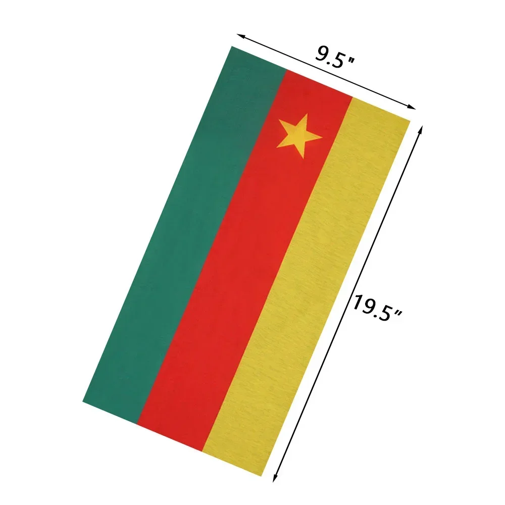 thumbnail image 1 of Pañuelos para el cuello con la bandera nacional de los aficionados al fútbol del mundo, bufandas sin costuras para hombres y mujeres, España, Francia, Corea, México y Alemania, 1 of 5