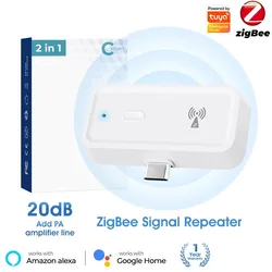 Smart Home ZigBee Signal Booster with USB Connectivity - White