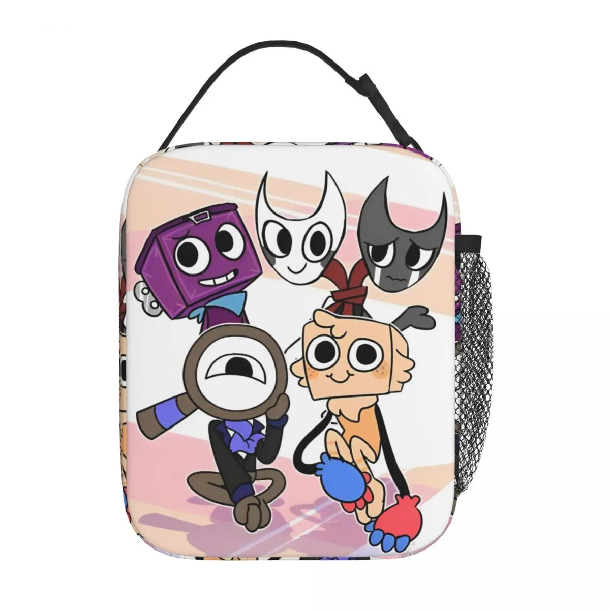 Dandy's World Two Face Insulated Lunch Bag Food Container Portable Thermal Cooler Lunch Boxes For Picnic
