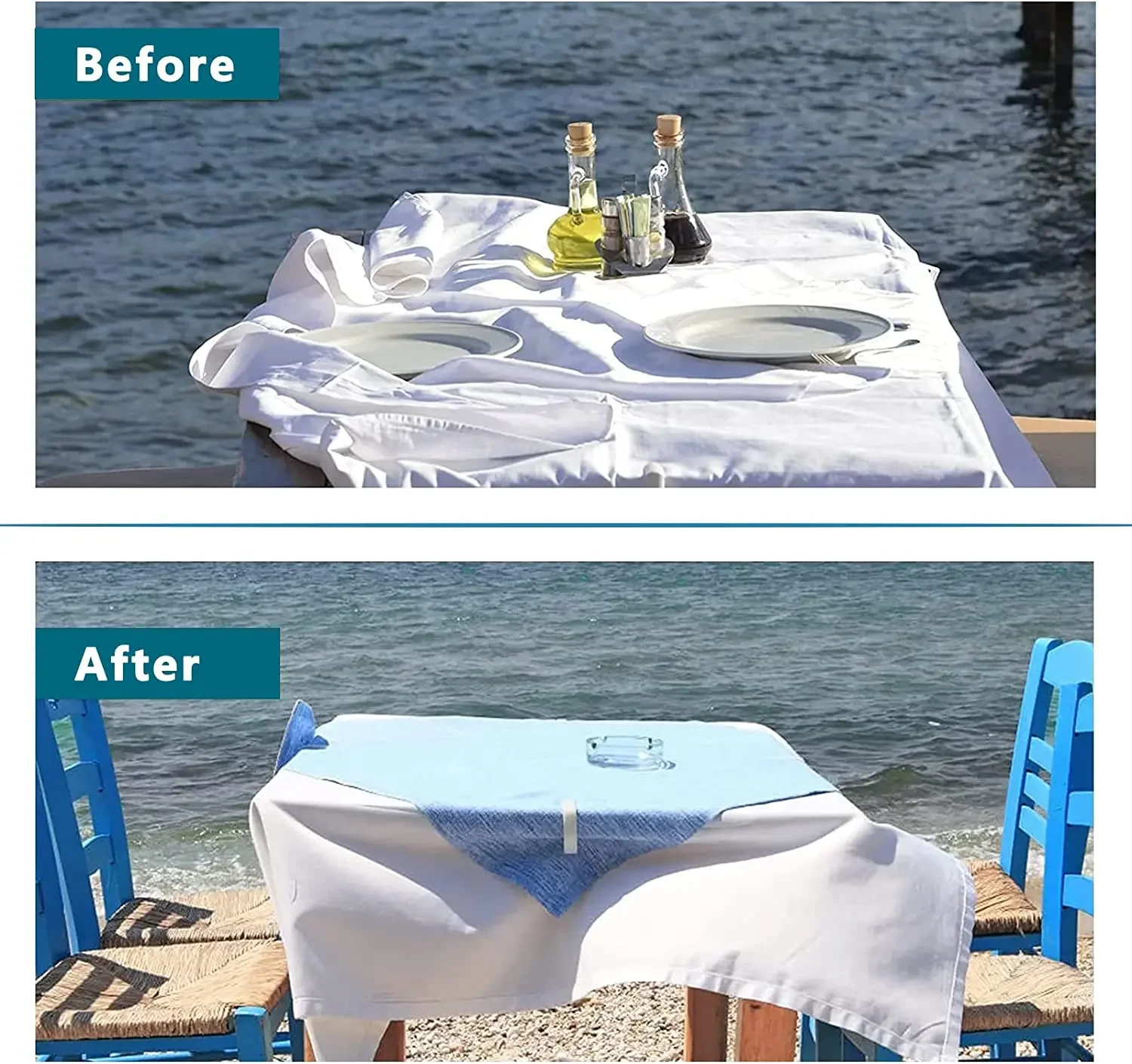 Tablecloth Clips 6Pcs Stainless Steel Table Clips Table Cloth Cover Clamps Cloth Holders for Outdoor Parties Weddings Camp table cloth clips