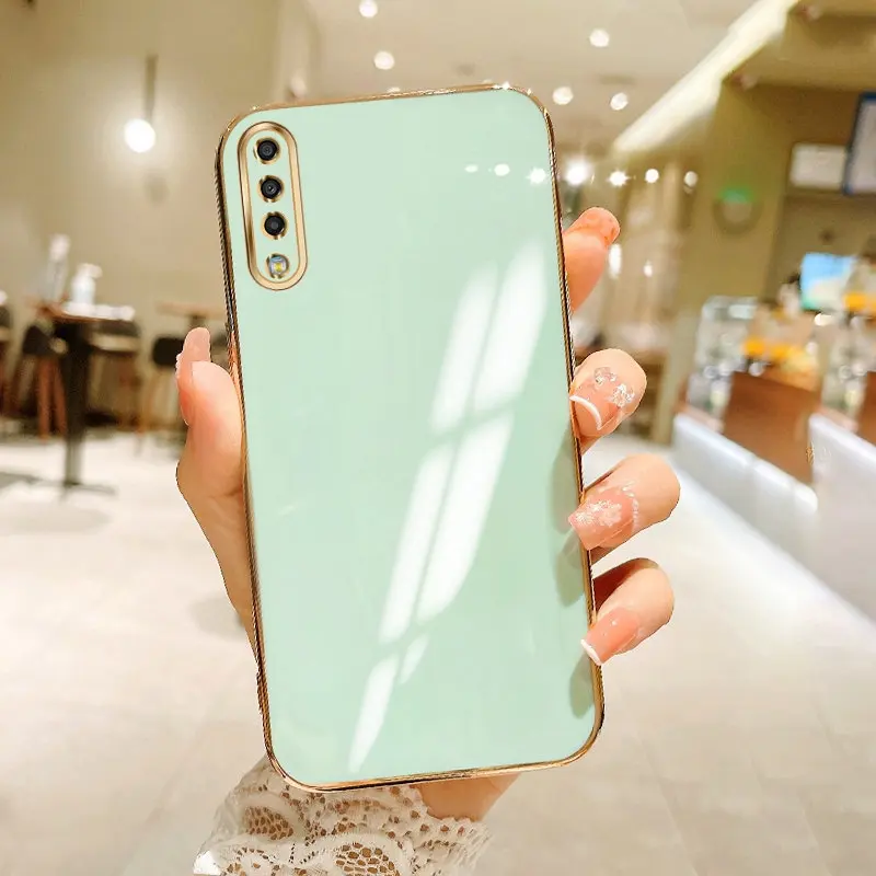 Custodia Placcatura 6D Per Samsung Galaxy A7 2018 A750F Custodia Morbida In Silicone Tpu Cover Posteriore Antiurto Per Samsung Galaxy A7 2018